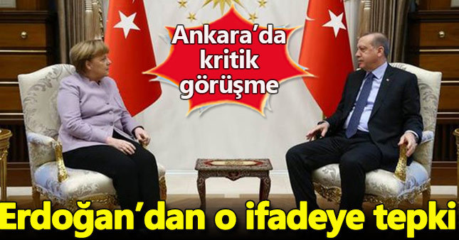 Erdoğan ve Merkel'in ortak basın açıklaması