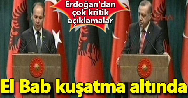 Erdoğan ve Nişani'den ortak açıklama