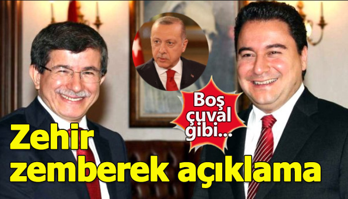 Erdoğan'dan, yeni parti hazırlığındaki Davutoğlu ve Babacan'a sert sözler