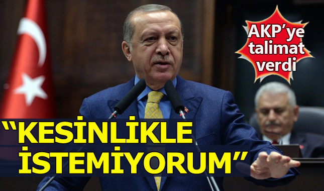 Erdoğan'dan AK Parti'ye "yıl dönümü" talimatı
