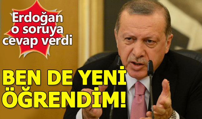 Erdoğan'dan Ak Parti Meclis Başkanı adayı hakkında açıklama: Ben de yeni öğrendim