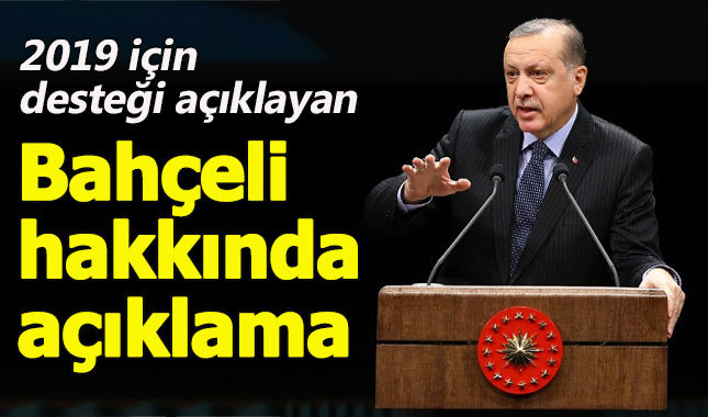 Erdoğan'dan Bahçeli'nin destek açıklamasına ilk yorum geldi!
