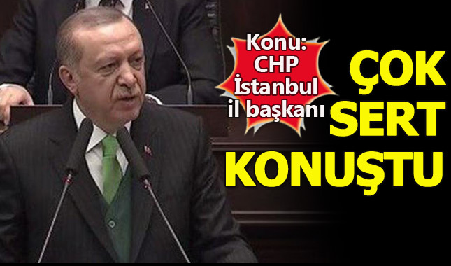Erdoğan'dan CHP İstanbul İl Başkanına sert eleştiri