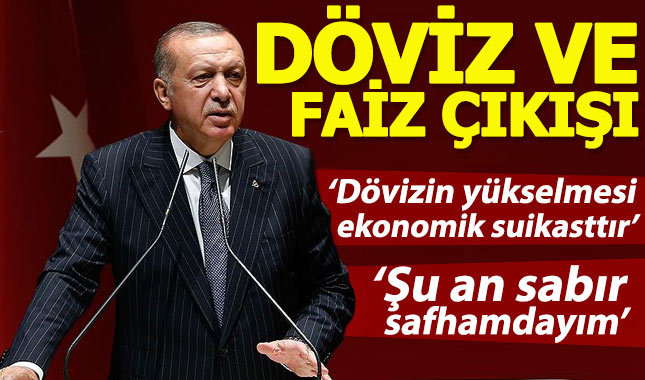 Erdoğan'dan Merkez Bankasının faiz kararına tepki