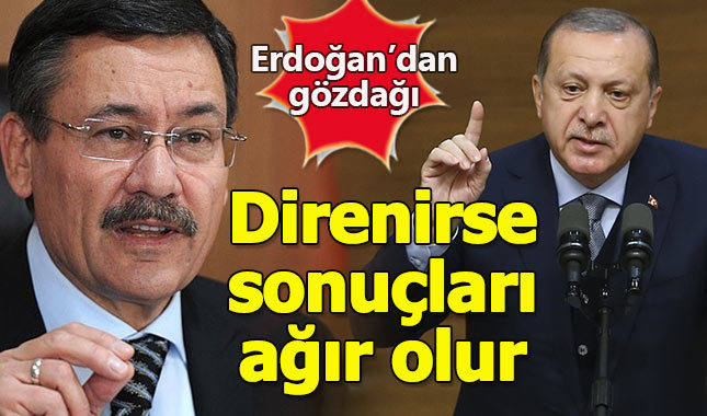 Erdoğan'dan belediye başkanlarına gözdağı