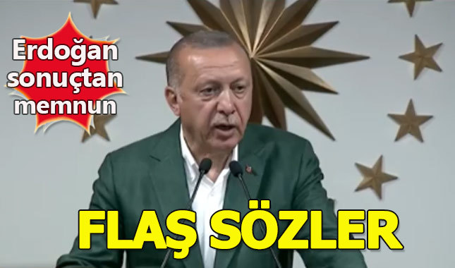 Erdoğan'dan kesinleşmeyen seçim sonuçlarına ilk tepki