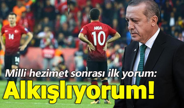 Erdoğan'dan milli hezimet hakkında ilk yorum geldi