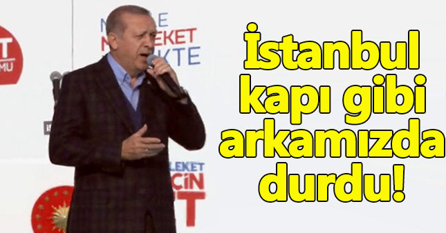 Erdoğan''ın Yenikapı mitingi konuşması