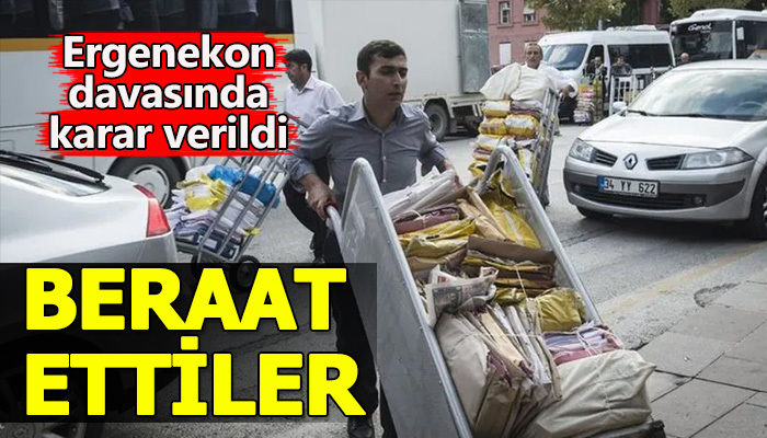 Ergenekon davasında karar verildi