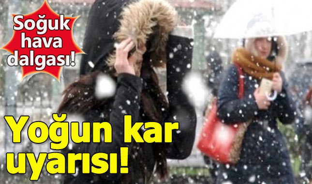 Erzurum, Kars ve Ardahan için yoğun kar uyarısı!
