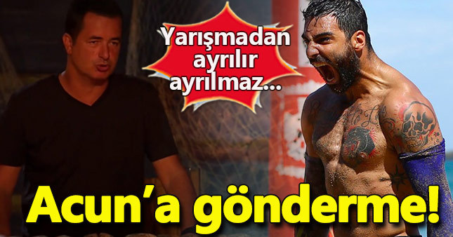 Eser West'ten Acun'a gönderme