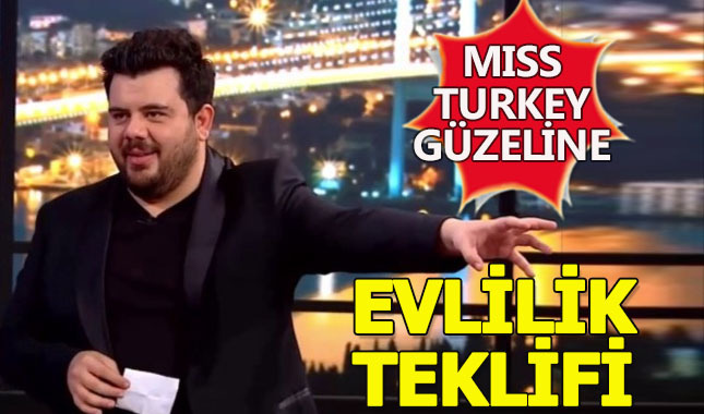Eser Yenenler'den Miss Turkey güzeline sürpriz evlilik teklifi!