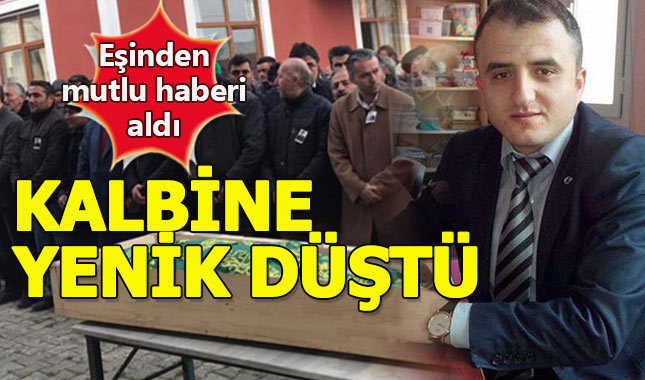 Eşinin hamile olduğunu öğrenen genç öğretmen kalbine yenildi