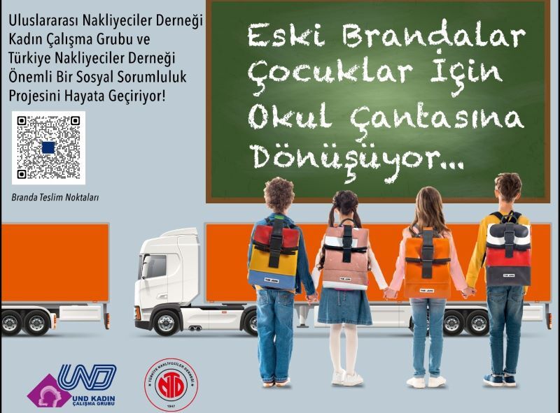 Eski Brandalar Çocuklar İçin Okul Çantasına Dönüşüyor