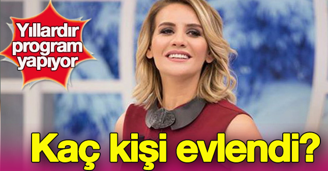 Esra Erol kaç kişiyi evlendirdi? İşte o sayı