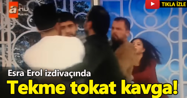 Esra Erol'da canlı yayında kavga!