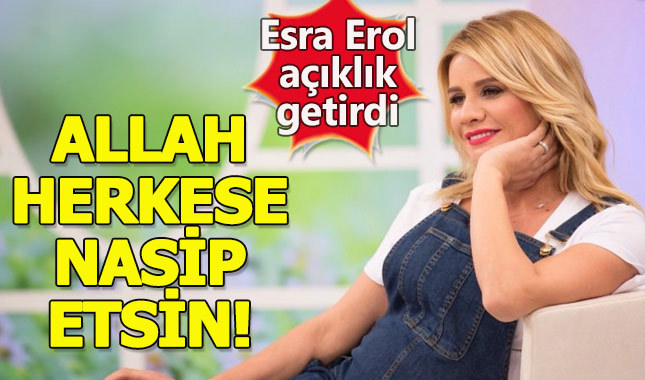 Esra Erol'un 3. kez hamile olduğu iddiaları hakkında açıklama