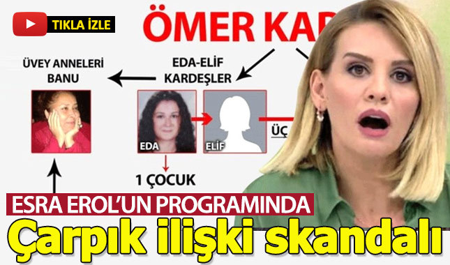 Esra Erol'un programında çarpık ilişkiler skandalı!