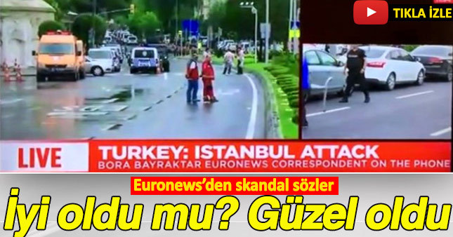 Euronews spikerinin açık kalan mikrofonundan söylediği sözler olay yarattı