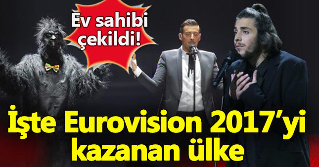 Eurovision 2017'nin Kazananı Portekiz Oldu