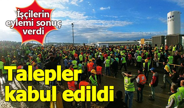 Eylem sonuç verdi havalimanı çalışanlarının talepleri kabul edildi