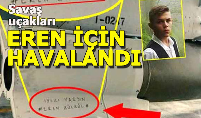 F-16'lar Eren Bülbül için havalandı