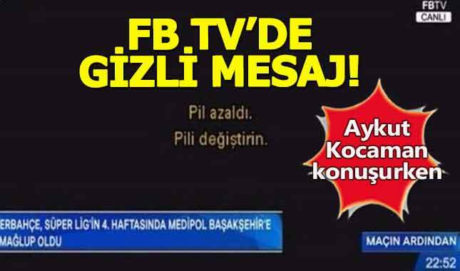 FB TV'de sosyal medyayı sallayan görüntü