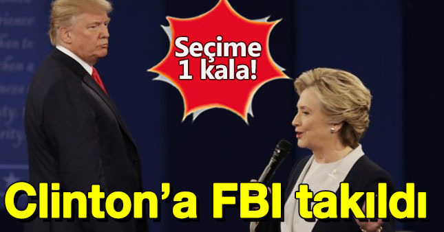 FBI'dan Clinton'ın e-postalarını inceledi
