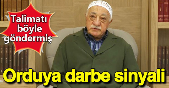 FETÖ darbesi geliyorum demiş