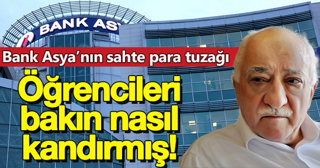 FETÖ öğrencilere hesap açıp bloke etmiş