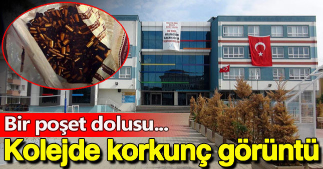 FETÖ'cü kolejde dehşete düşüren görüntü