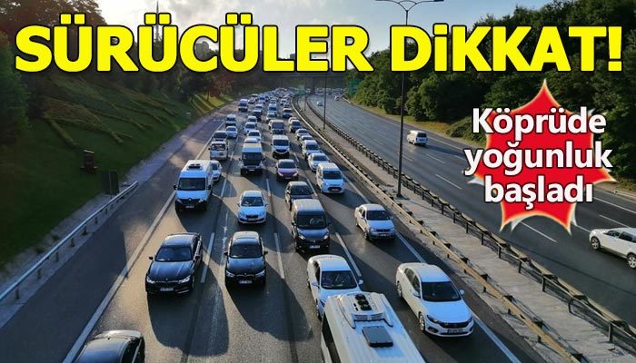FSM'deki bakım çalışması, trafikte yoğunluğu artırdı