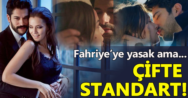 Fahriye Evcen'e öpüşme yasak Burak Özçivit'e serbest
