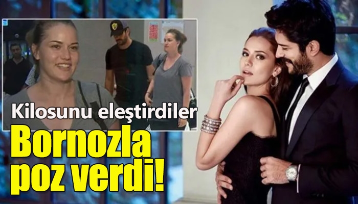 Fahriye Evcen'in bornozla fotoğraf paylaşması
