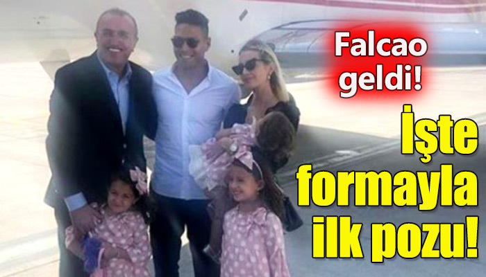 Falcao Galatasaray formasıyla ilk pozunu verdi!
