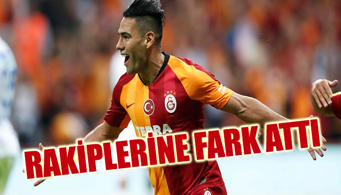 Falcao rakiplerine fark attı