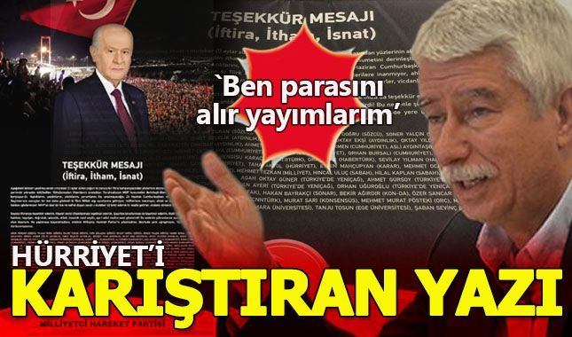 Faruk Bildirici'den kendi gazetesi Hürriyet'e ağır eleştiri