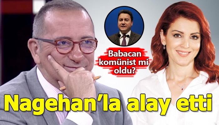 Fatih Altaylı Nagehan Alçı'yla dalga geçti