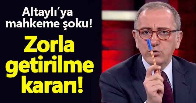 Fatih Altaylı için zorla getirilme kararı çıktı