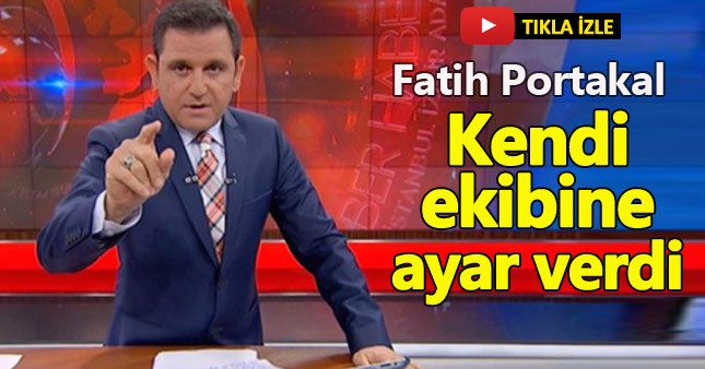 Fatih Portakal o hatayı affetmedi