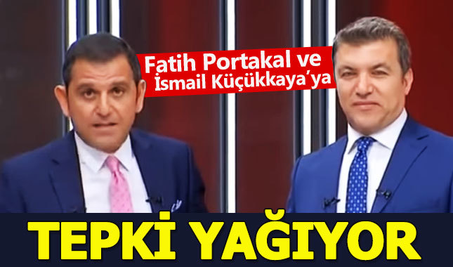 Fatih Portakal ve İsmail Küçükkaya'nın seçim yayınına büyük tepki