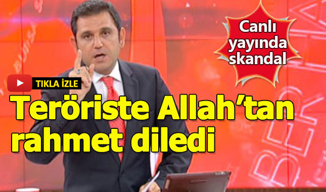 Fatih Portakal'dan PKK gafı, teröristlere Allah'tan rahmet diledi