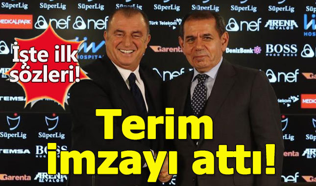Fatih Terim, Galatasaray'a 4. kez imza attı!