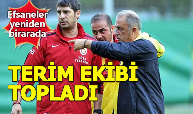 Fatih Terim, ekibiyle birlikte işbaşında