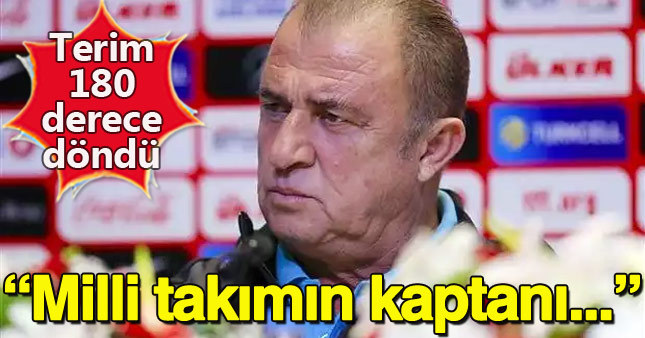 Fatih Terim Milli Takım'ın kaptanını açıkladı