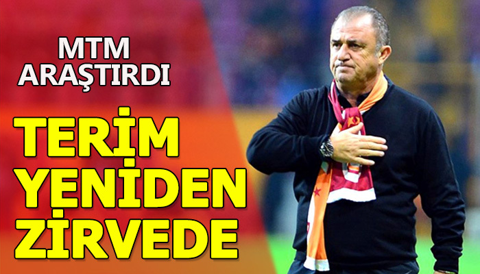 Fatih Terim yeniden zirvede