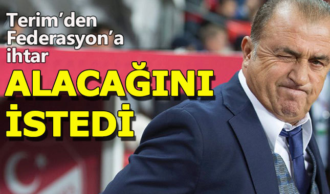 Fatih Terim'den Federasyon'a ihtar: "Paramı verin" 