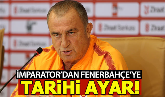 Fatih Terim'den Fenerbahçe'ye tarihi ayar