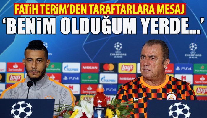 Fatih Terim'den PSG maçı öncesi taraftara mesaj