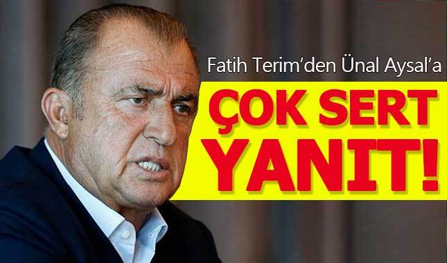 Fatih Terim'den Ünal Aysal'a sert yanıt!